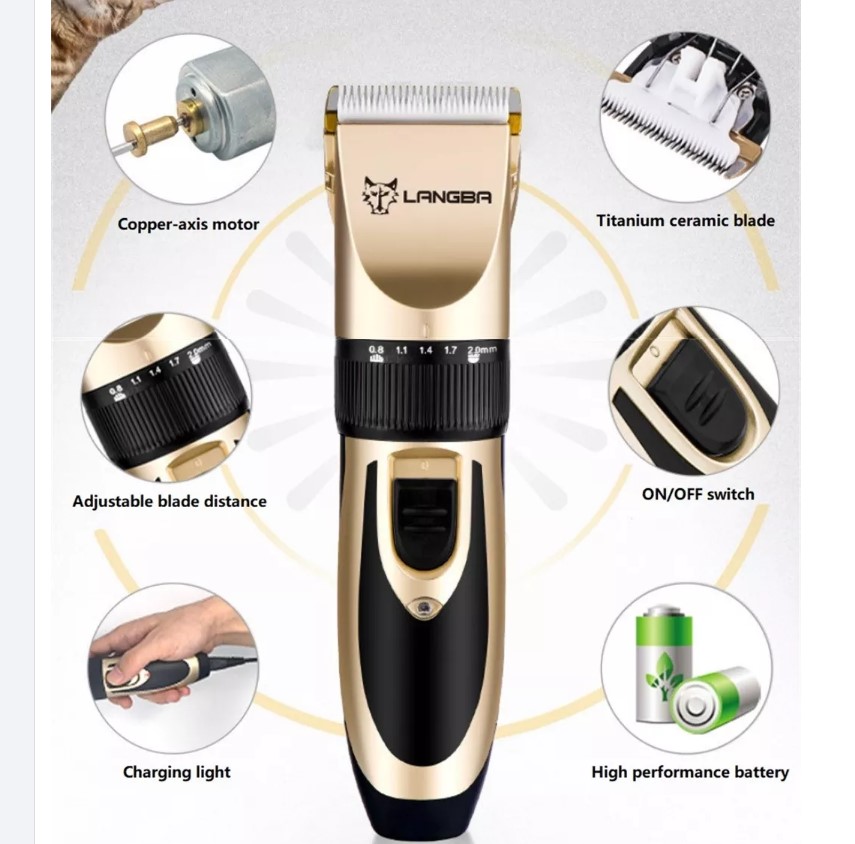 LANGBA AB60 Cordless Pet Clipper