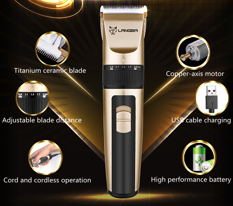 P65 usb Cordless Pet Clipper